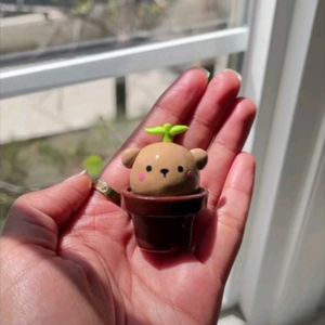 Mini Clay Bear / Pug Planter