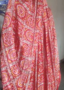 Orange bandhani Dupatta