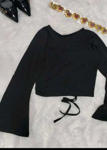 Black Long Sleeve Top
