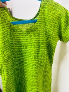 Green kurti