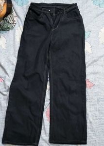 Tommy Hilfiger Black Straight Fit Jeans
