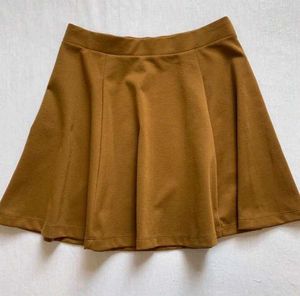 Forever 21 Brown Skater Skirt
