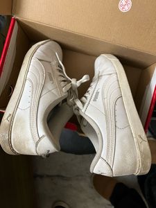 Puma White Casual Shoes worn only twice