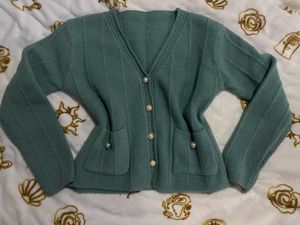 Korean Sweater With Sweet Pockets