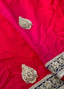 Elegant Red Saree