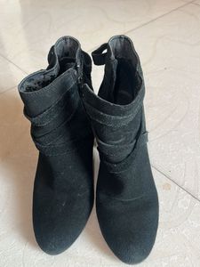 Black Suede Ankle Boots