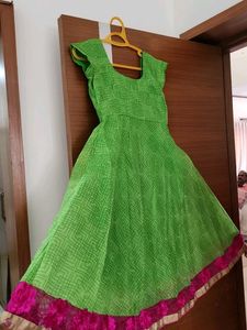 Green Anarkali Kurta