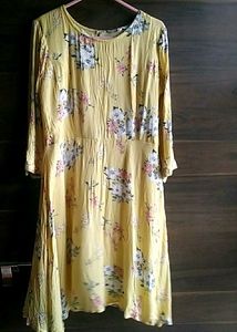 Yellow Floral Dress