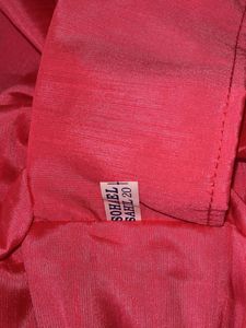 Pink Dhoti With Black Kurta