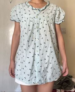 Mint Green Bow Garment