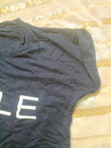 Navy &#34;SMILE&#34; Graphic Tee