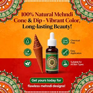 Henna Cones &amp; Dip