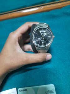 Casio Enticier Metal Strap Watch
