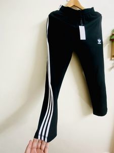 Adidas Black 3 Strip Bootcut Lower(New)