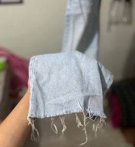 Long Straight Fit Denim