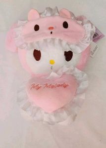 My Melody Plushie with Eye Mask