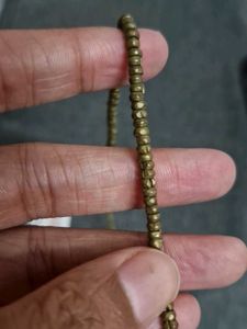 Golden Beaded Tribal Beads Necklace