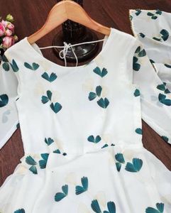 Elegant Floral Anarkali Suit