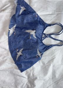 Crane Print Tank Top