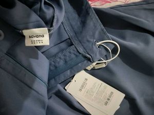 Blue Wide Leg Pants