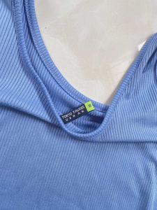 Blue Bodycon Mini Dress