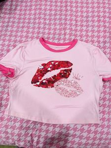 Pink Lips Graphic Tee