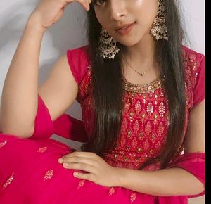 Elegant Reddish Pink Lehenga