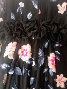 Baby Frock Emported Net Full Umbrella Ghere Up Dow