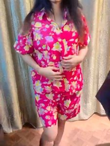 Floral Print Pajama Set