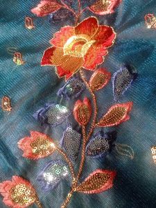 Sale Elegant Blue Saree