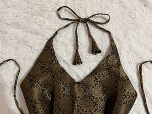 Brocade Halter neck Kurti
