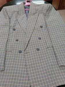 Checked Blazer