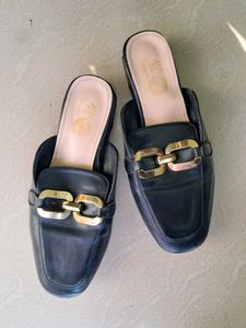 Korean Mule Leather Heel