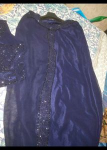 Women Top Aand Skirt Set Cut Out Embroidary