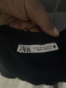 Zara Black Crop Top
