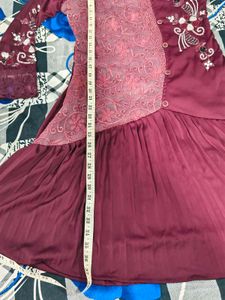 Elegant Ethnic Kurta Set hand work