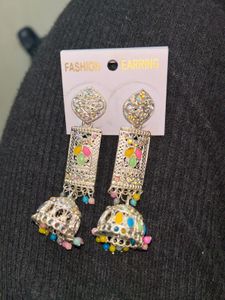 Colorful Jhumka Earrings