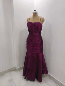 Elegant Purple Evening Gown