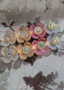 Flower Hair Clips