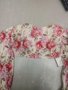 URBANIC Floral Off-Shoulder Top