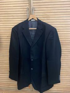 Suit, Coat and Pant, Size 42, Black