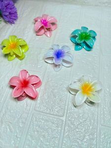 Flower Hair Claw Clips