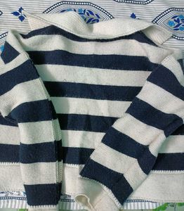 Striped Knit Sweater