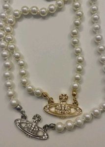Vivienne Westwood inspired pearl necklace