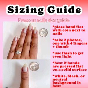 Pearly Peach Press On Nail