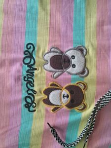 Cute Striped Bear Hoodie