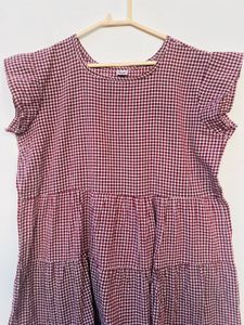 Red And White Checkered Christmas Dress 🎄🧑‍🎄