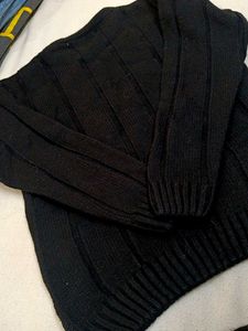 Black Knit Sweater