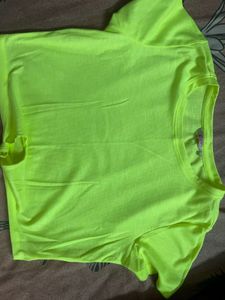Ginger Radium Green Crop Top