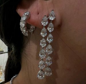 Best Quality Brilliant Crystal Zirconia Earrings